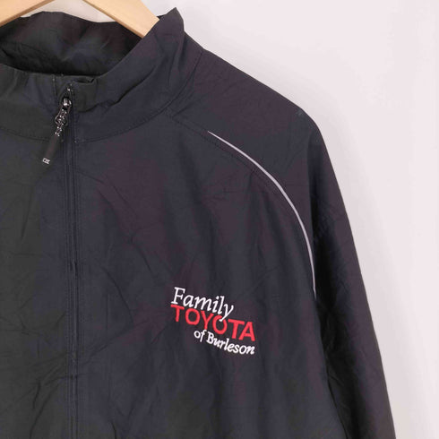企業ロゴ ハーフジップ プルオーバー ジャケット メンズ import:XXL