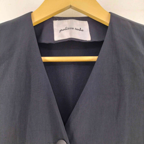 pelisse robe ノーカラーシングルジャケット レディース JPN:M
