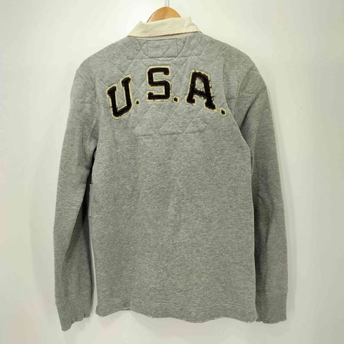 ラグビーラルフローレン Rugby Ralph Lauren VINTAGE SLIM FIT USA 刺繍 ラガーシャツ メンズ import:XS
