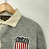 ラグビーラルフローレン Rugby Ralph Lauren VINTAGE SLIM FIT USA 刺繍 ラガーシャツ メンズ import:XS