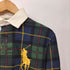 ポロバイラルフローレン Polo by RALPH LAUREN CUSTOM FIT ビッグポニー チェック L/S ポロシャツ 長袖 メンズ import:XS