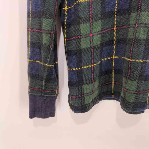 ポロバイラルフローレン Polo by RALPH LAUREN CUSTOM FIT ビッグポニー チェック L/S ポロシャツ 長袖 メンズ import:XS