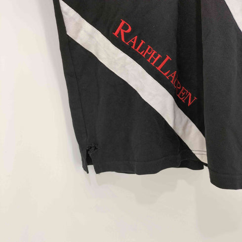 ポロバイラルフローレン Polo by RALPH LAUREN 90s ビッグポニー マルチカラー ポロシャツ メンズ import:M