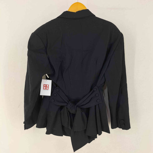 BERET DE REINE バックリボン ウール テーラードジャケット レディース