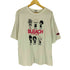 フロントキャラクタープリントクルーネックTシャツ メンズ LL