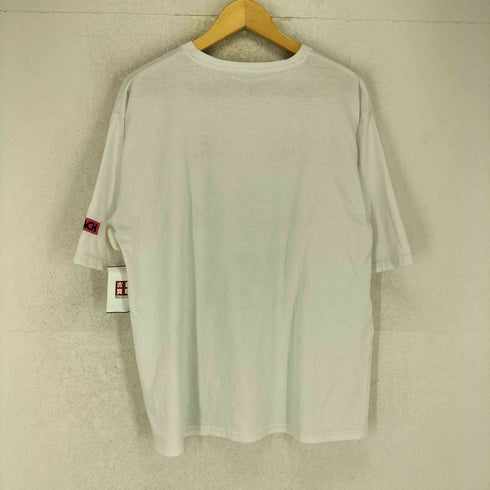 フロントキャラクタープリントクルーネックTシャツ メンズ LL