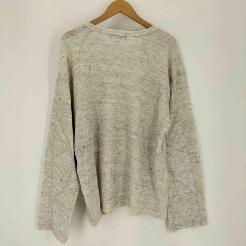 ENSOU. Scar tissue long sleeve tee / a. OATMEAL domestic メンズ JPN:M