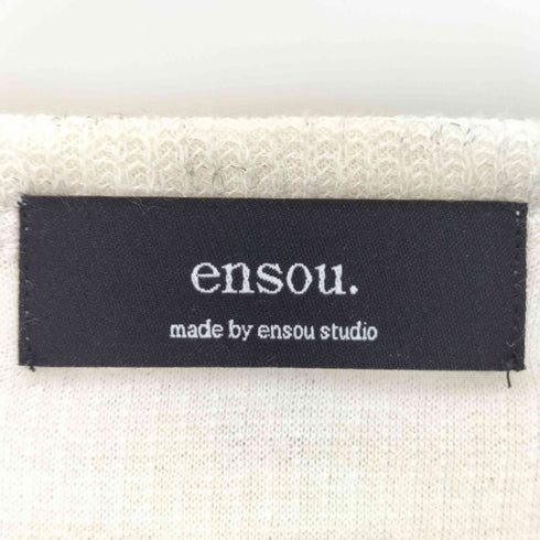 ENSOU. Scar tissue long sleeve tee / a. OATMEAL domestic メンズ JPN:M
