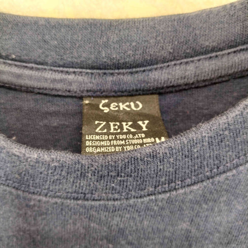SEKU ZIPANG 和柄 両面プリントクルーネックTシャツ メンズ M