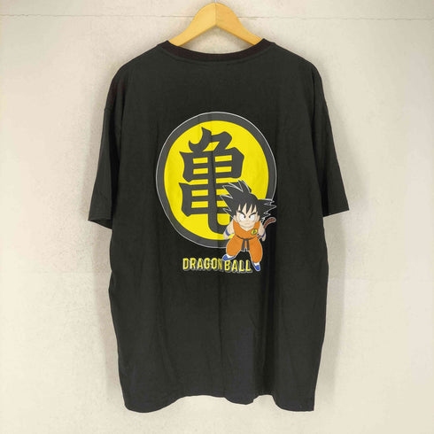 両面キャラクタープリントクルーネックTシャツ メンズ 4L