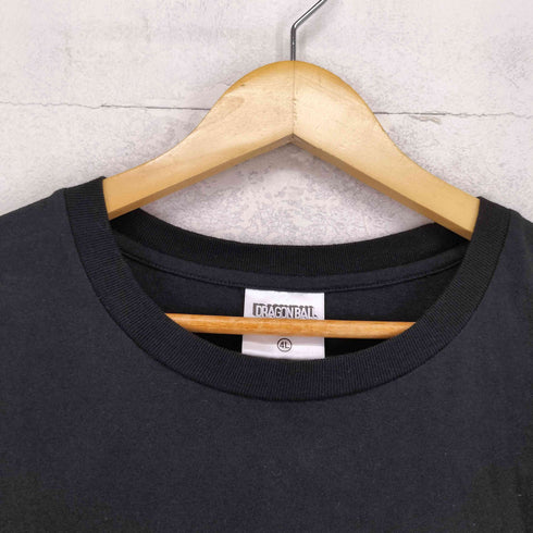 両面キャラクタープリントクルーネックTシャツ メンズ 4L
