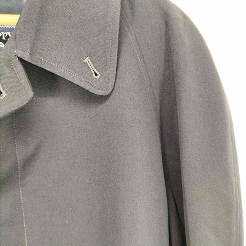 バーバリーズ BURBERRYS MADE IN ENGLAND BURELLA ウールギャバジン 比翼ステンカラーコート メンズ