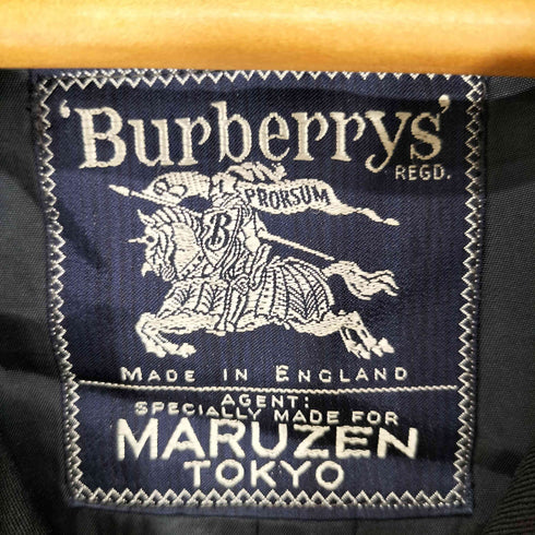 バーバリーズ BURBERRYS MADE IN ENGLAND BURELLA ウールギャバジン 比翼ステンカラーコート メンズ