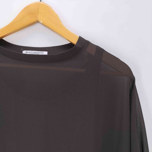ビューティーアンドユースユナイテッドアローズ BEAUTY & YOUTH UNITED ARROWS シフォンレイヤード ドルマンスリーブワンピース レディース FREE