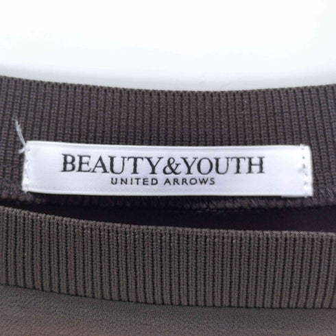 ビューティーアンドユースユナイテッドアローズ BEAUTY & YOUTH UNITED ARROWS シフォンレイヤード ドルマンスリーブワンピース レディース FREE