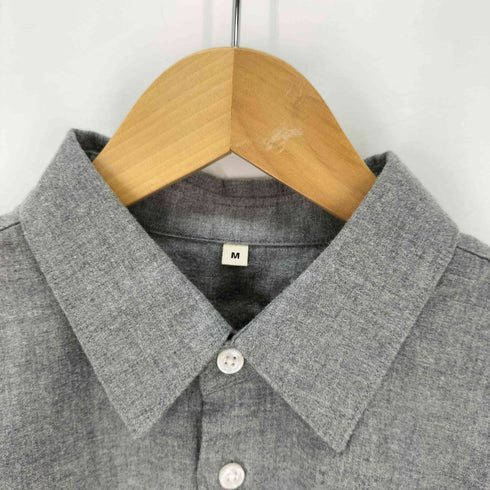 ムジラボ MUJI labo BRUSHED COTTON TWILL REGULAR COLLAR SHIRT メンズ JPN:M