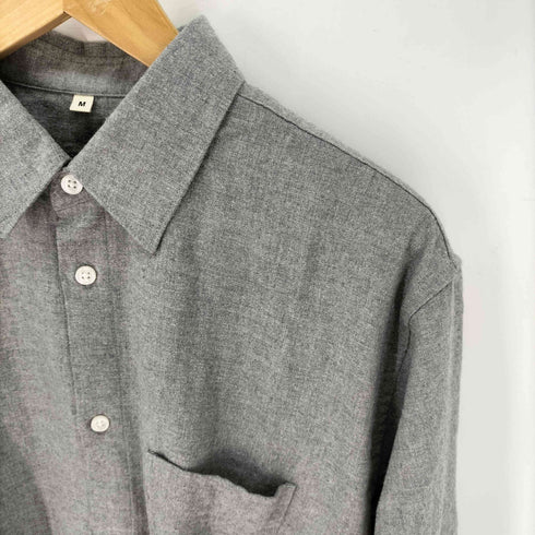 ムジラボ MUJI labo BRUSHED COTTON TWILL REGULAR COLLAR SHIRT メンズ JPN:M
