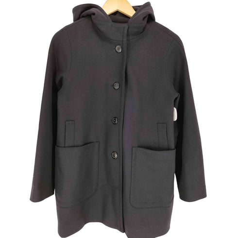 トゥモローランドコレクション TOMORROWLAND collection cashmere カシミヤ混フーデッドコート レディース JPN:38