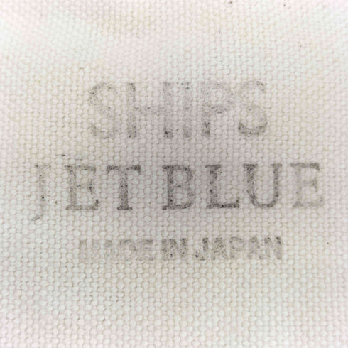 シップスジェットブルー SHIPS JET BLUE キャンバスショルダーバッグ メンズ