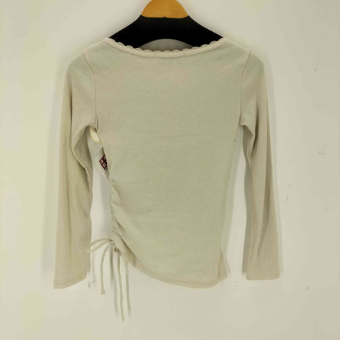 ドットコム .KOM クロスプリント ニット L/S レディース
