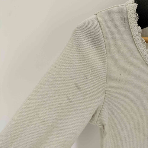 ドットコム .KOM クロスプリント ニット L/S レディース
