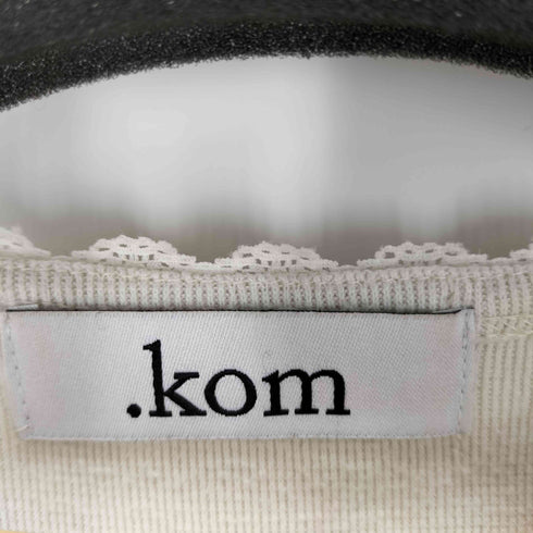 ドットコム .KOM クロスプリント ニット L/S レディース