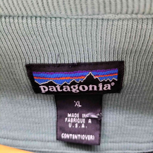 パタゴニア patagonia 90S USA製 コットンロングスリーブポロシャツ メンズ XL