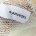 フレームワーク FRAMeWORK 24ss ウォッシャブルニュアンスワイドプルオーバー レディース FREE