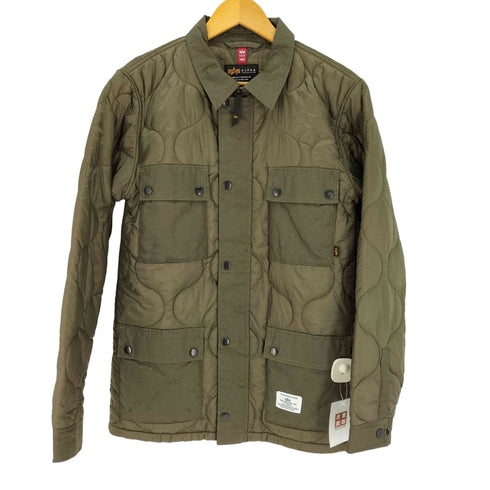 アルファインダストリーズ ALPHA INDUSTRIES ONION QUILTED SHIRT JACKET メンズ JPN:S