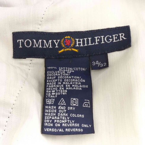 トミーヒルフィガー TOMMY HILFIGER 00s 紺タグ 太畝 コーデュロイパンツ メンズ 34/32