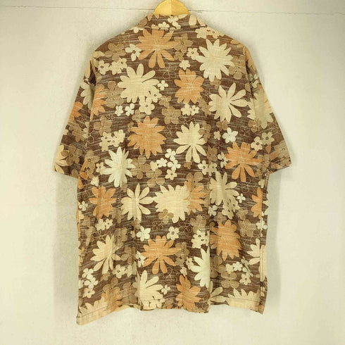 カンサイジーンズ KANSAI JEANS 花柄ジップシャツ メンズ 4L