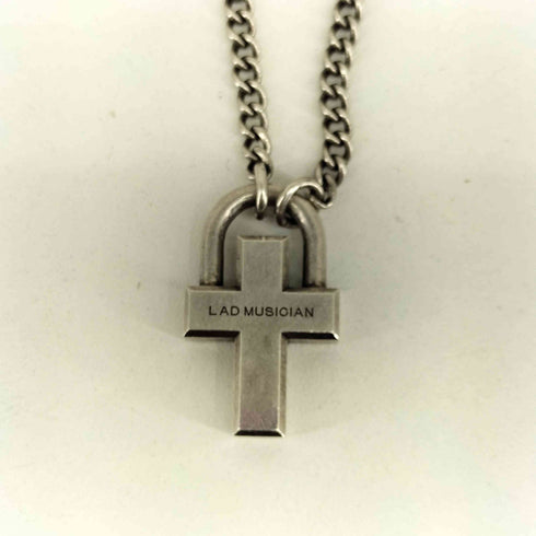 ラッドミュージシャン LAD MUSICIAN PADLOCK CROSS NECKLACE メンズ
