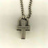 ラッドミュージシャン LAD MUSICIAN PADLOCK CROSS NECKLACE メンズ