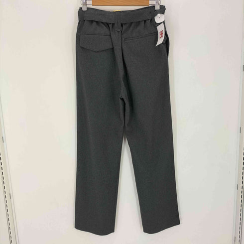 クルニ CULLNI 25AW Faux Denim 1Tuck Semi Wide Pants with Long Belt スラックスパンツ メンズ JPN:2