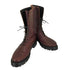 ジョンローレンスサリバン JOHN LAWRENCE SULLIVAN LEATHER COMBAT BOOTS メンズ 9