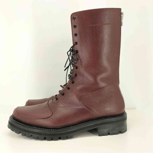ジョンローレンスサリバン JOHN LAWRENCE SULLIVAN LEATHER COMBAT BOOTS メンズ 9