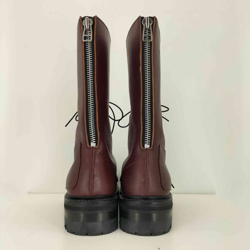 ジョンローレンスサリバン JOHN LAWRENCE SULLIVAN LEATHER COMBAT BOOTS メンズ 9