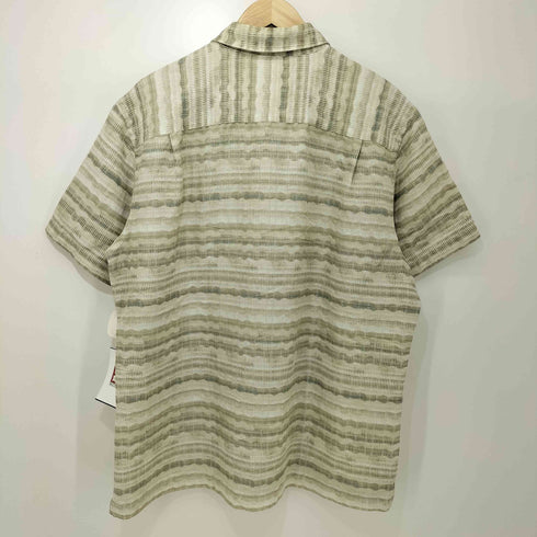 ヴァンヒューゼン VAN HEUSEN 90s 総柄 レーヨンポリ S/S シャツ メンズ import:L