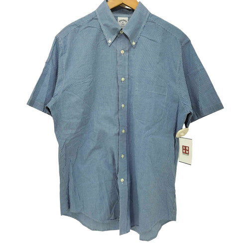 ブルックスブラザーズ BROOKS BROTHERS REGENT ギンガムチェック ボタンダウン シャツ メンズ import:M