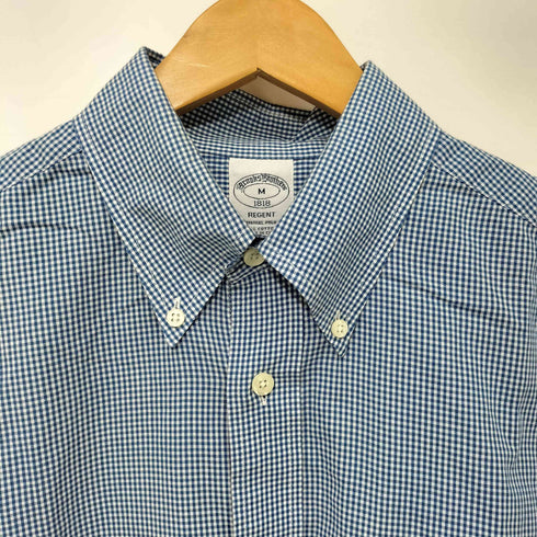 ブルックスブラザーズ BROOKS BROTHERS REGENT ギンガムチェック ボタンダウン シャツ メンズ import:M