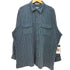 アロー ARROW RIVER BRAND 90s ストライプ ワークシャツ メンズ import:XL