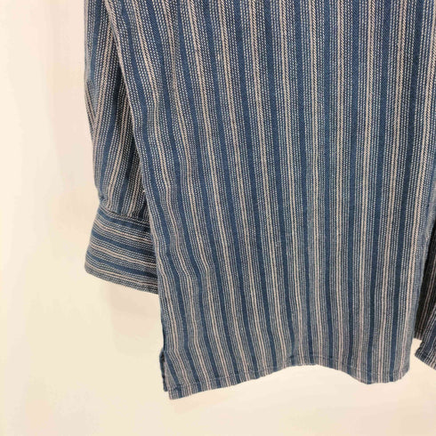 アロー ARROW RIVER BRAND 90s ストライプ ワークシャツ メンズ import:XL