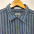 アロー ARROW RIVER BRAND 90s ストライプ ワークシャツ メンズ import:XL