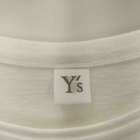 ワイズ Ys 25SS COTTON JERSEY CHAIN STITCH SLEEVELESS T コットンジャージ チェーンステッチ ノースリーブ レディース JPN:2