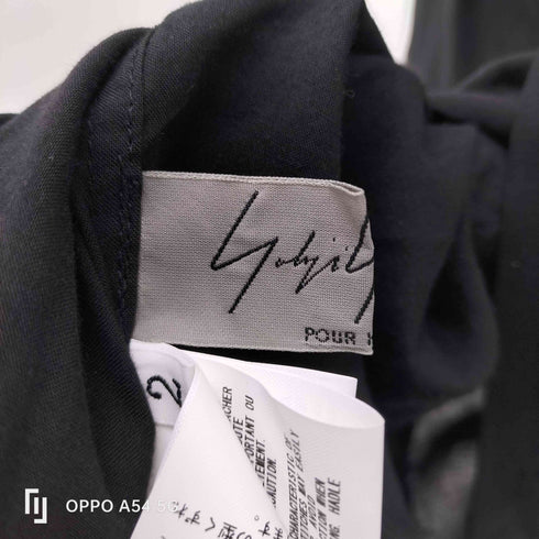 ヨウジヤマモトプールオム Yohji Yamamoto POUR HOMME 切り替えBシャツテンセルローン メンズ JPN:2