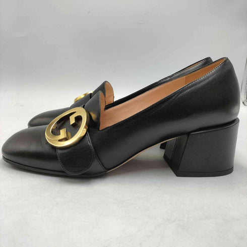 グッチ GUCCI 19AW Alessandro Michele アレッサンドロ・ミケーレ期 イタリア製 Blonde Mid Heel Pumps ブロンド ミッドヒール パンプス レディース 39
