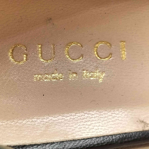 グッチ GUCCI 19AW Alessandro Michele アレッサンドロ・ミケーレ期 イタリア製 Blonde Mid Heel Pumps ブロンド ミッドヒール パンプス レディース 39