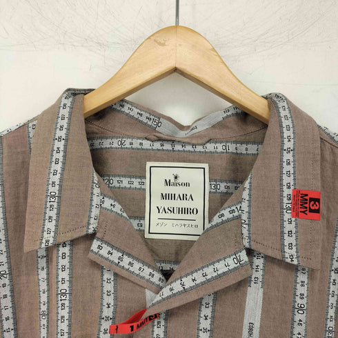 メゾンミハラヤスヒロ Maison MIHARA YASUHIRO Majour Jaquard H/S Shirts メンズ JPN:46