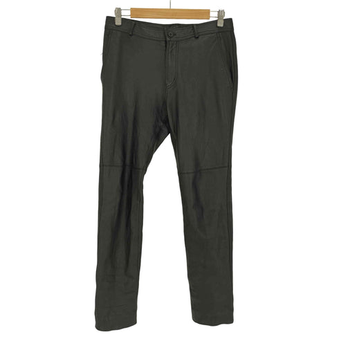 ジャンポールゴルチエオム Jean Paul GAULTIER HOMME ラムレザージップフライ パンツ archives メンズ 50