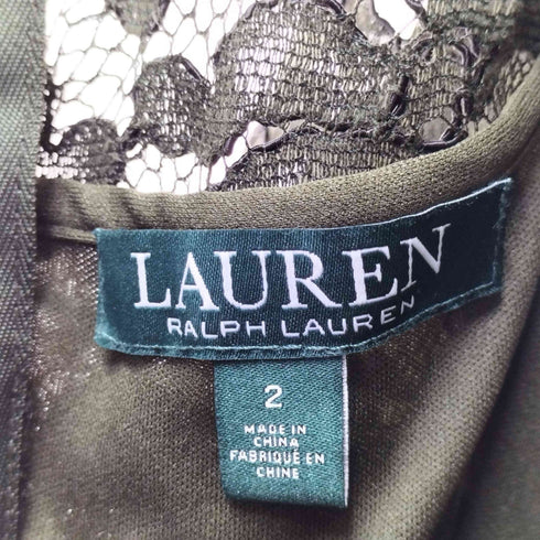 ローレンラルフローレン LAUREN RALPH LAUREN ノースリーブ レースワンピース レディース 2